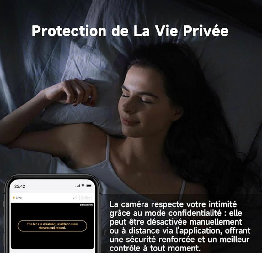 LAXIHUB 2K Indoor WiFi Surveillance Camera