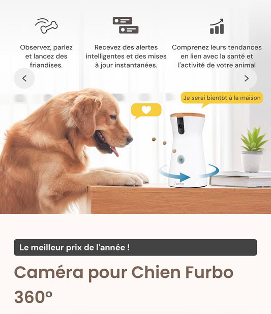 Caméra pour Chien Furbo 360°