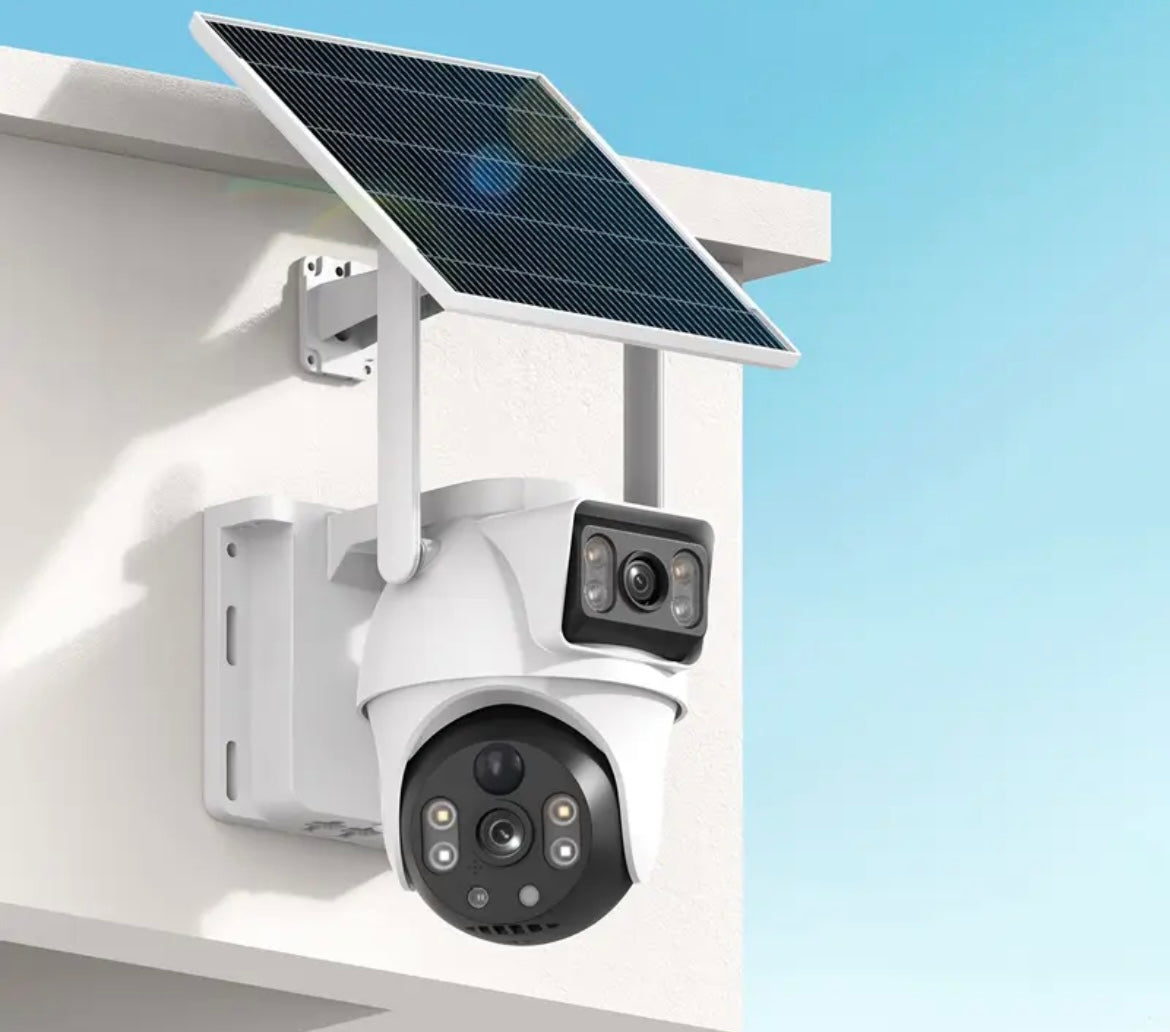 Caméra de sécurité extérieure solaire
