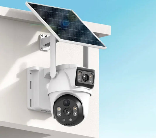 Caméra de sécurité extérieure solaire