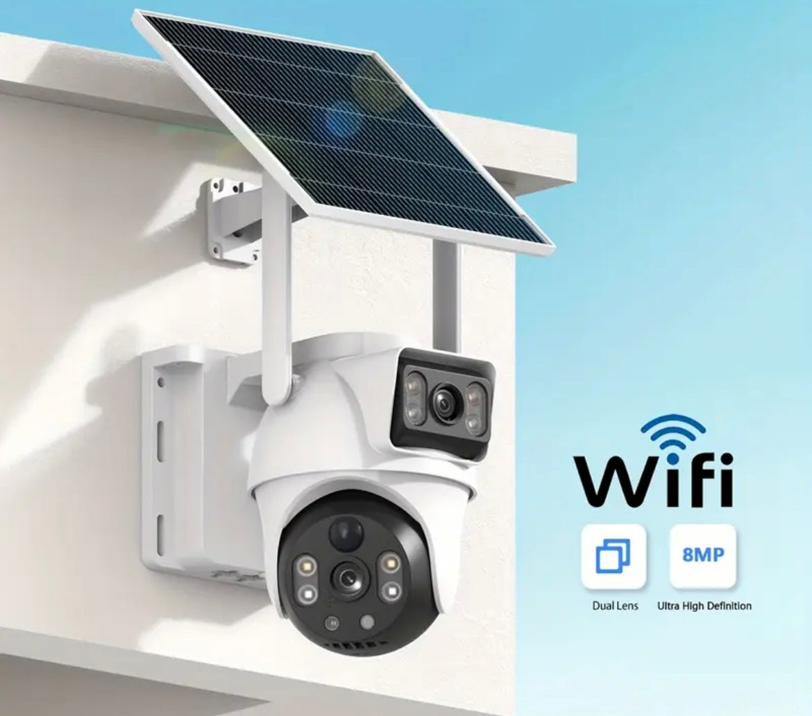 Caméra de sécurité extérieure solaire